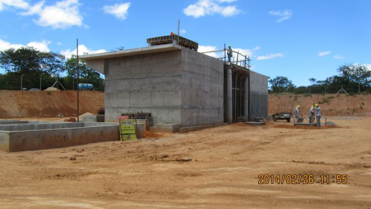 ETE Maria da Cruz - MG - Impermeabilização com Poliuretano Elastomérico