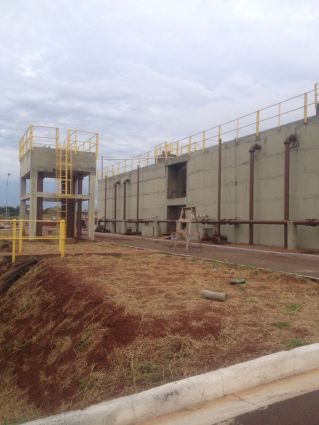 ETE Carmo do Paranaiba - MG - Copasa - Engebras Construtora - Impermeável engenharia / MC-Bauchemie - Poliuretano Elastomerico MC - Flex 2097